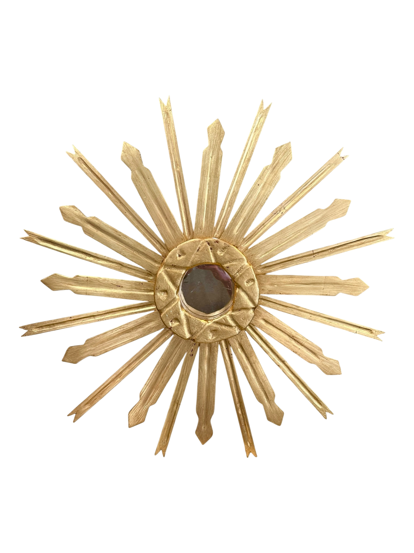 Gold Sunburst Mirror I