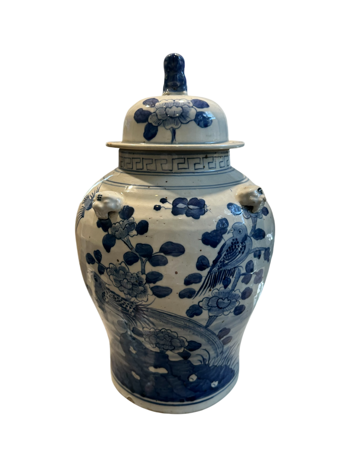 Bird & Floral Large Ginger Jar