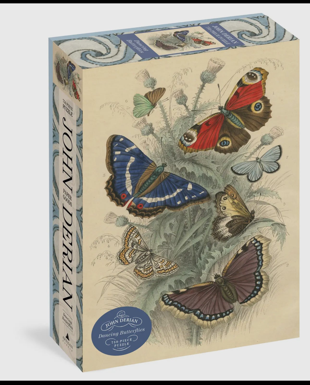 John Derian Dancing Butterflies 750 Piece Puzzle