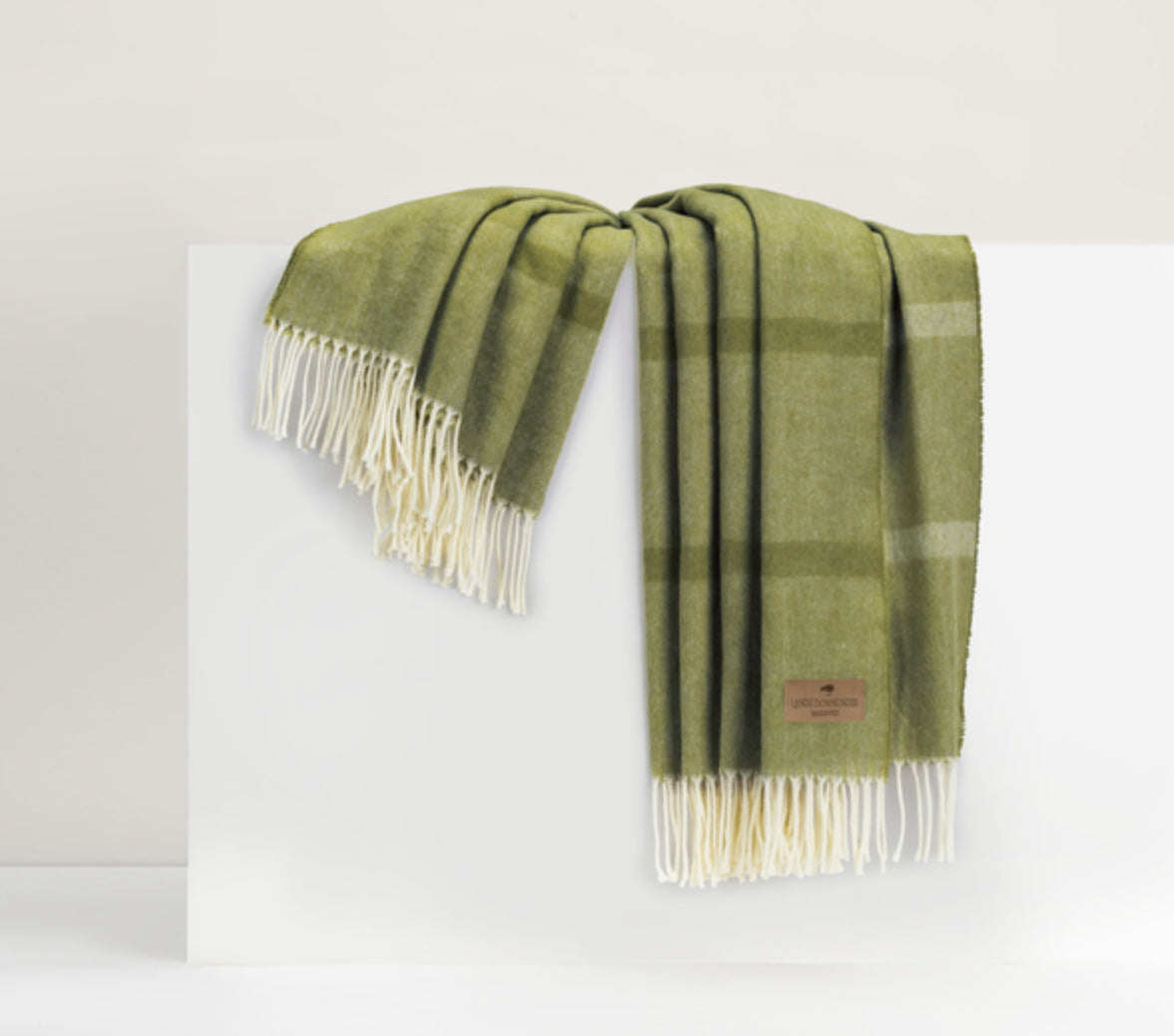 Fern Montauk Stripe Herringbone Throw