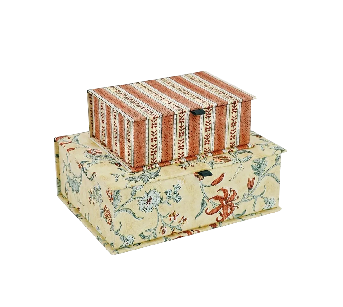 Maroon & Mustard Keepsake Box Set