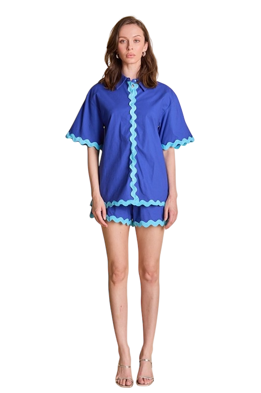 Ric Rac Shirt + Shorts Set