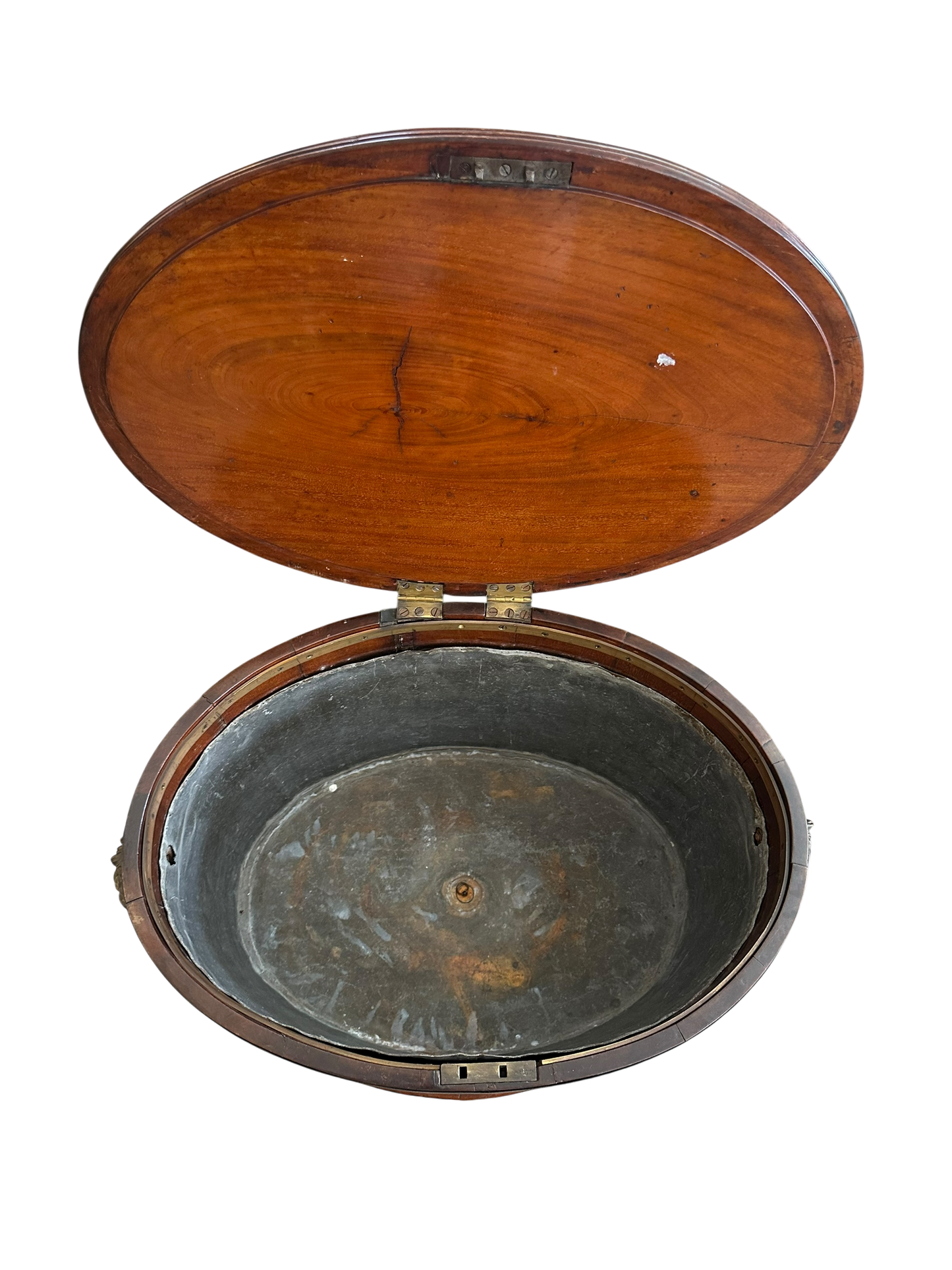 George III-Style Carved Walnut Cellarette