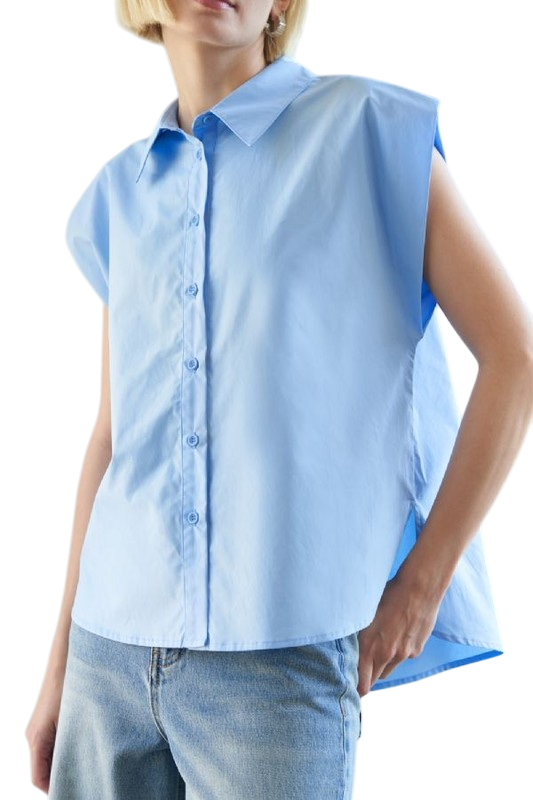Cap Sleeve Poplin Oxford - Two Colors!