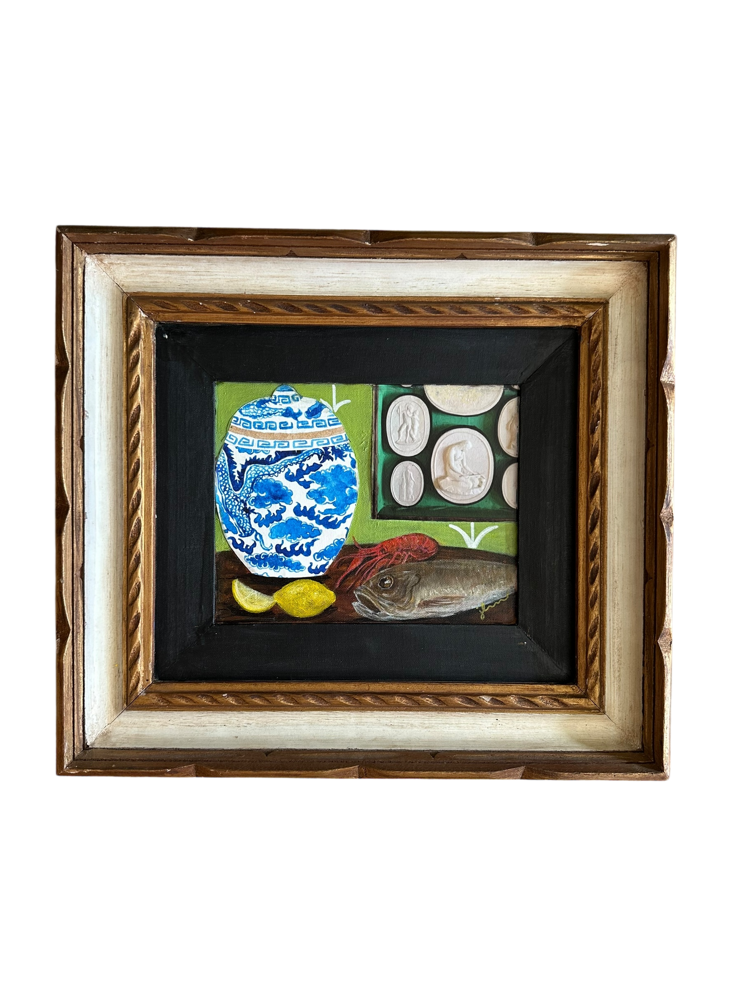 Jenn Leverett Art - Decoupage Still Life II