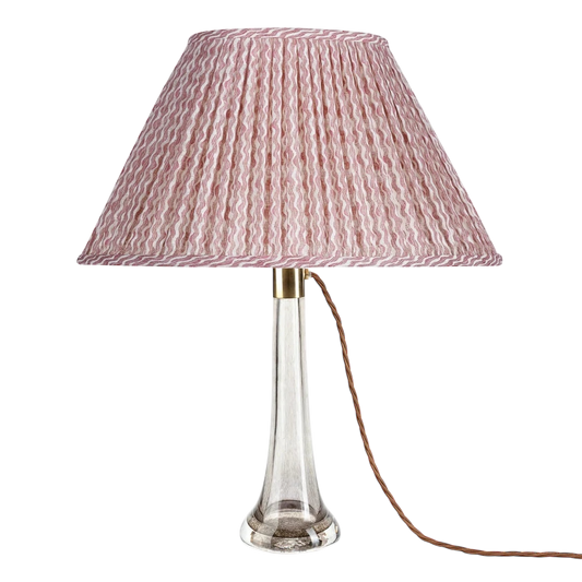 Fermoie Pink Popple Lampshade- Oval
