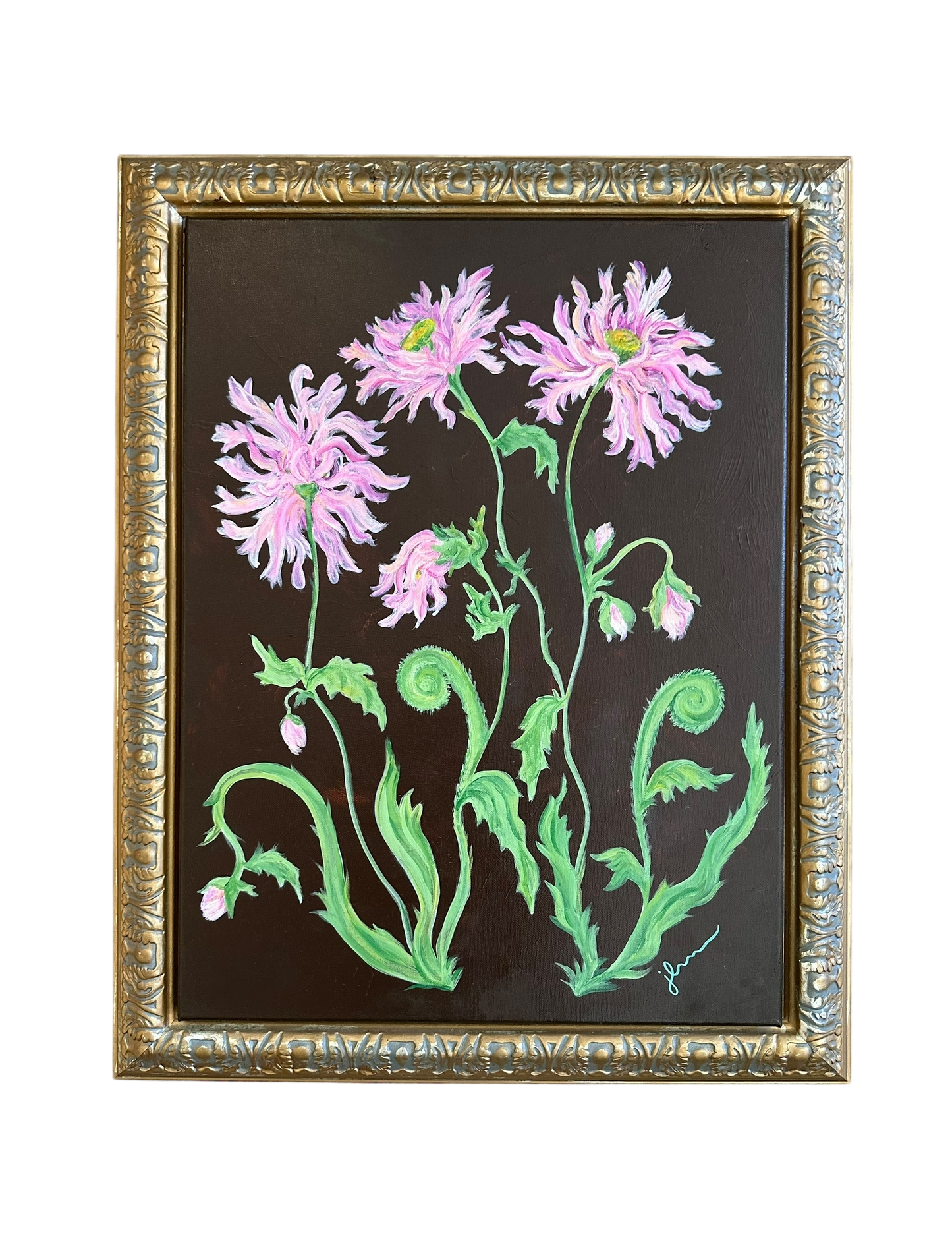 Jenn Leverett Art - Wild Poppy Botanical