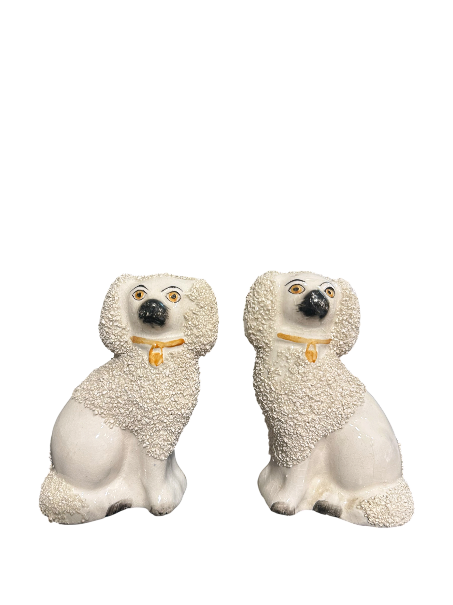 Staffordshire Confetti Poodle Pair - Mini