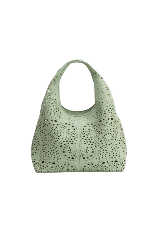 Farrow Small Vegan Leather Tote - Mint