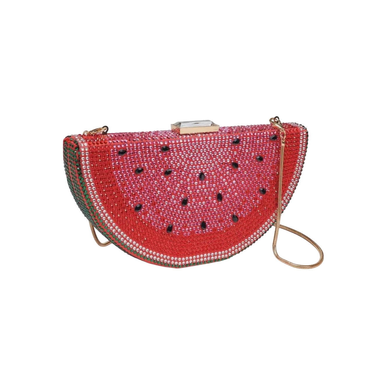 Watermelon Crystal Evening Bag