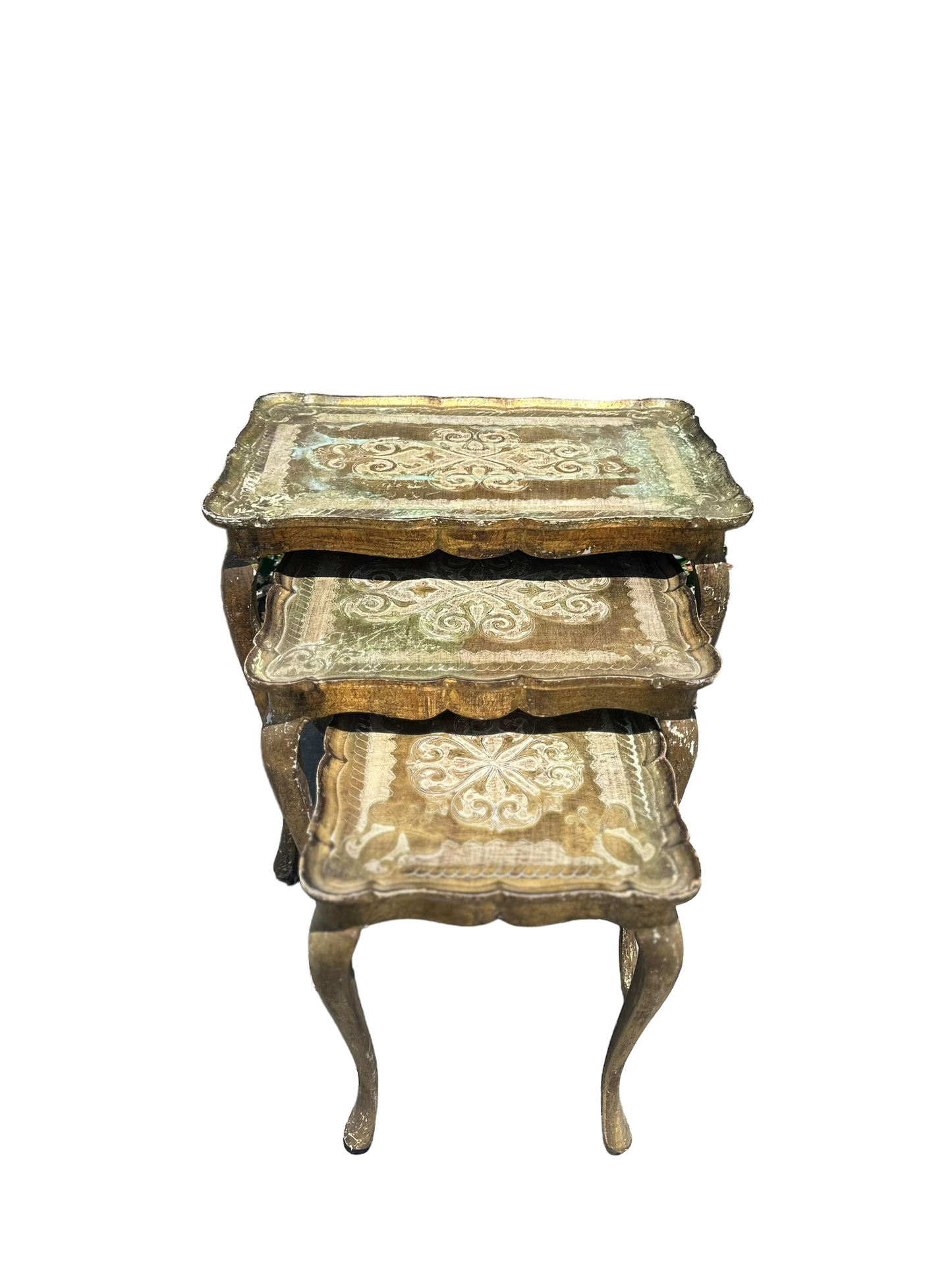 Set of Antique Florentine Nesting Tables