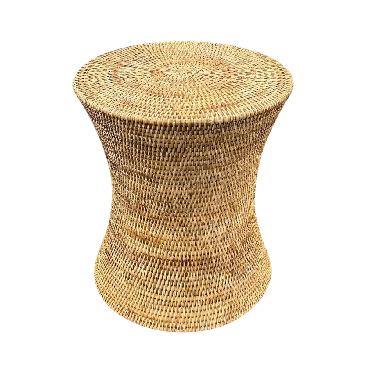 Round Rattan Stool