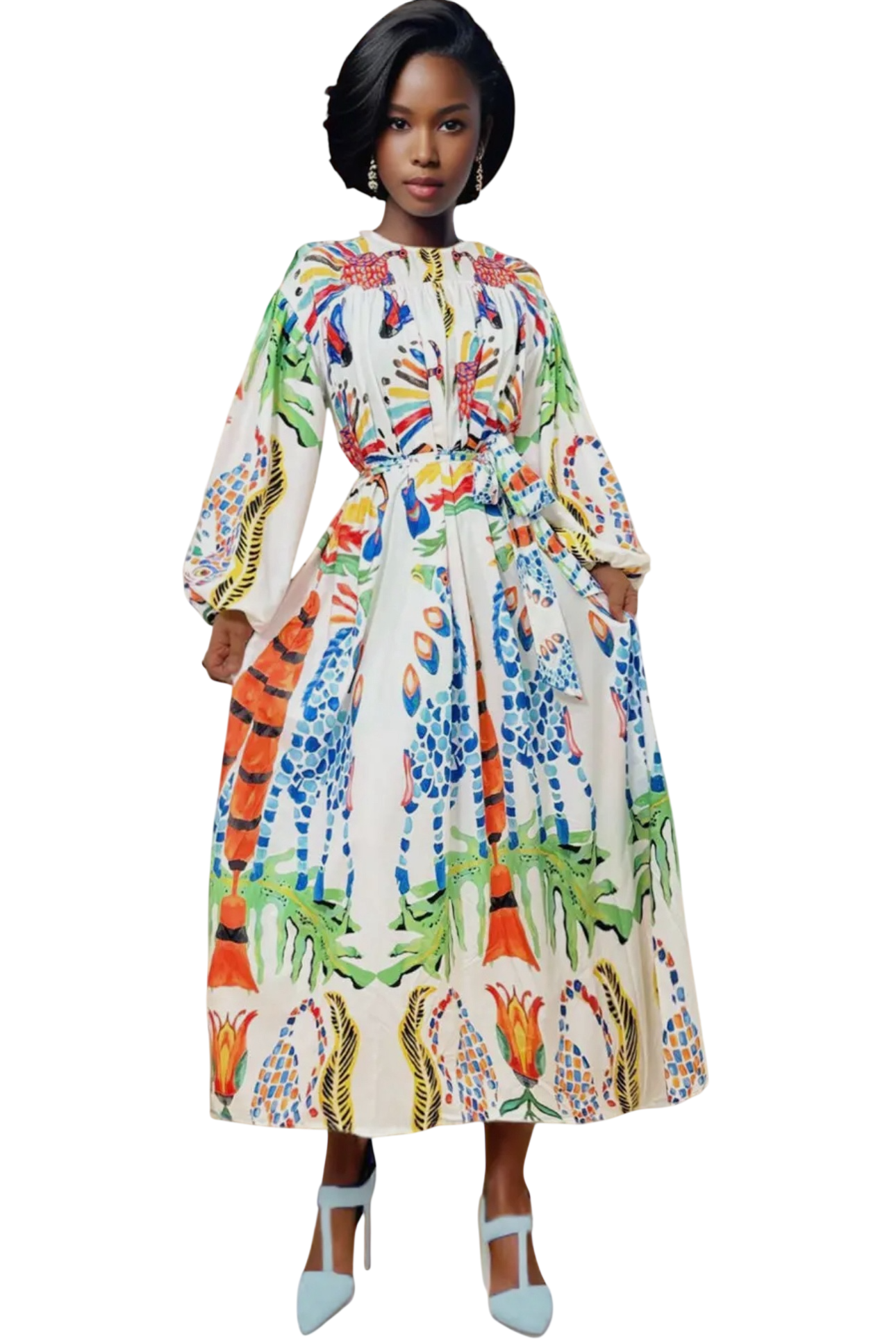 Multicolor Jungle Maxi