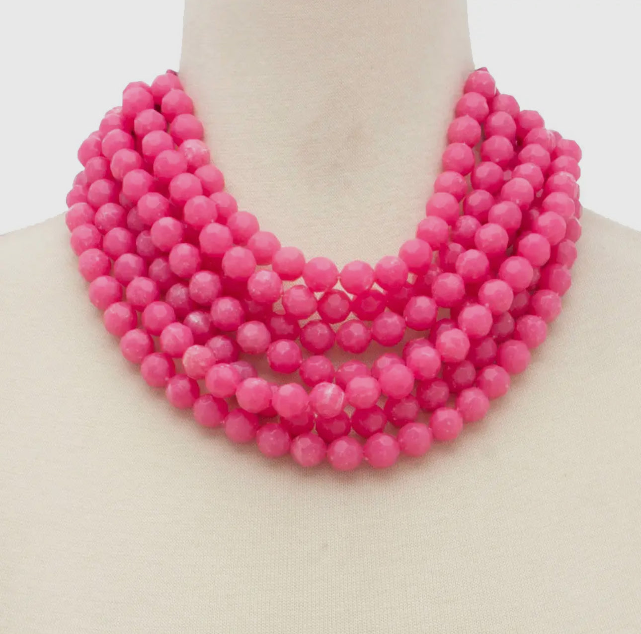 Chunky Beaded Layered Necklaces