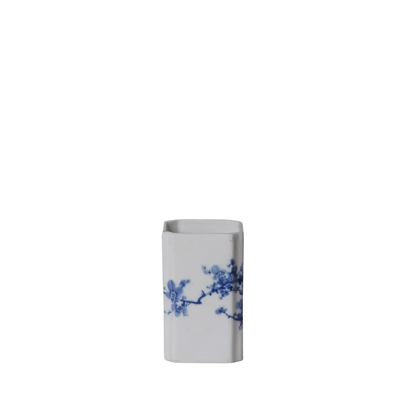 Blue & White Cherry Blossom Square Vase