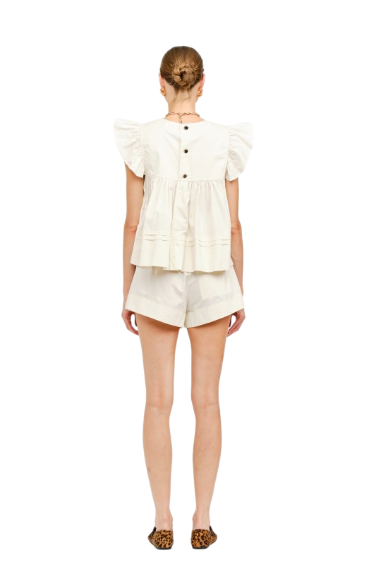Leah Cream Top