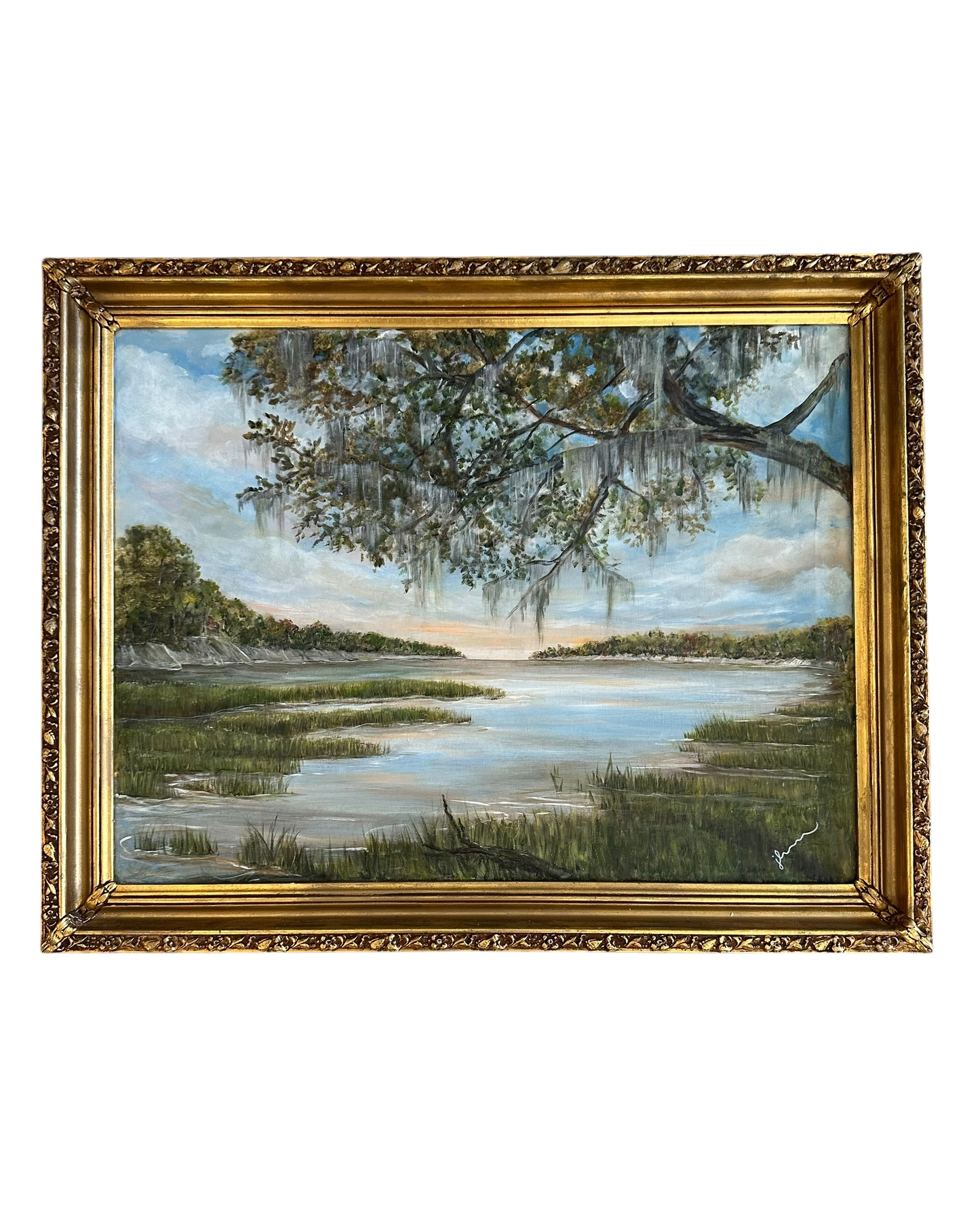 Jenn Leverett Art - 24” x 30” Live Oak and Bluffs Landscape