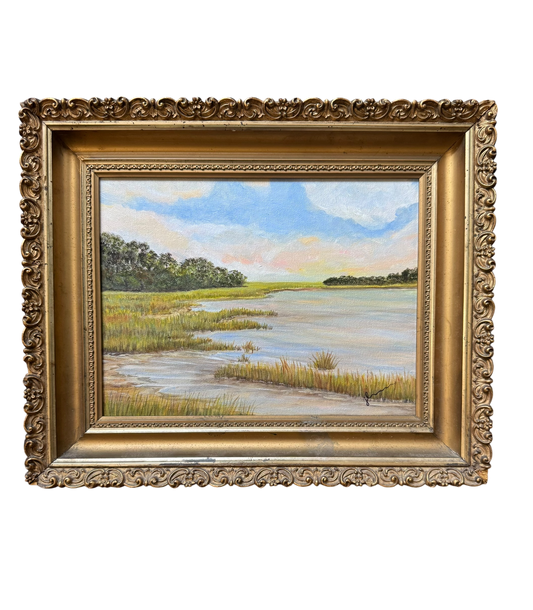 Jenn Leverett Art - Pastel Skies Marsh