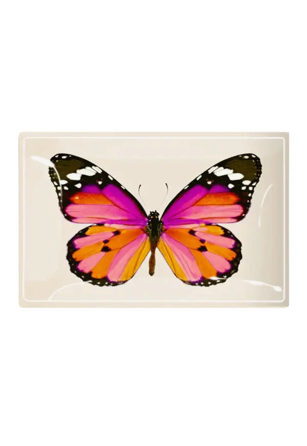 Pink Sardinia Butterfly Decoupage
Glass Tray