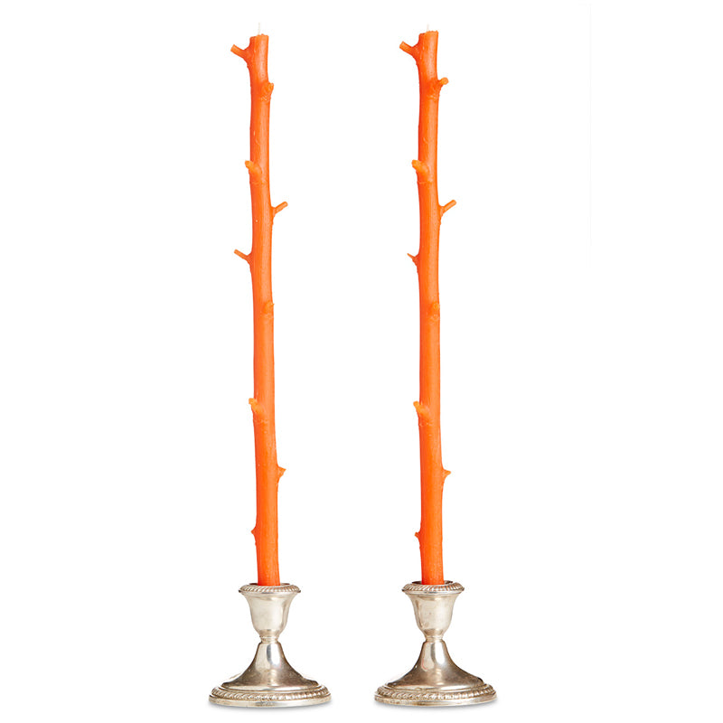 Hickory Stick Candles / Pair