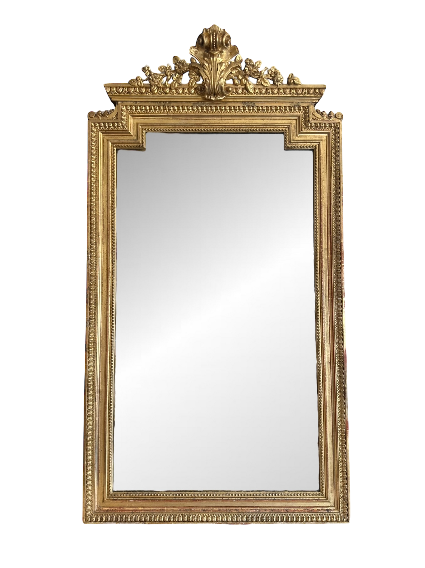 19th Century Louis XVI Gilt Mirror