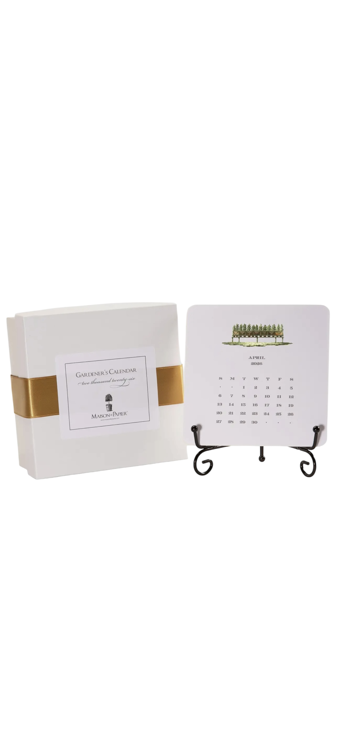 Gardener’s Calender with Easel