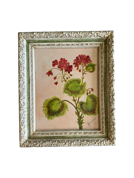 Jenn Leverett Art - Geraniums 15” x 18“