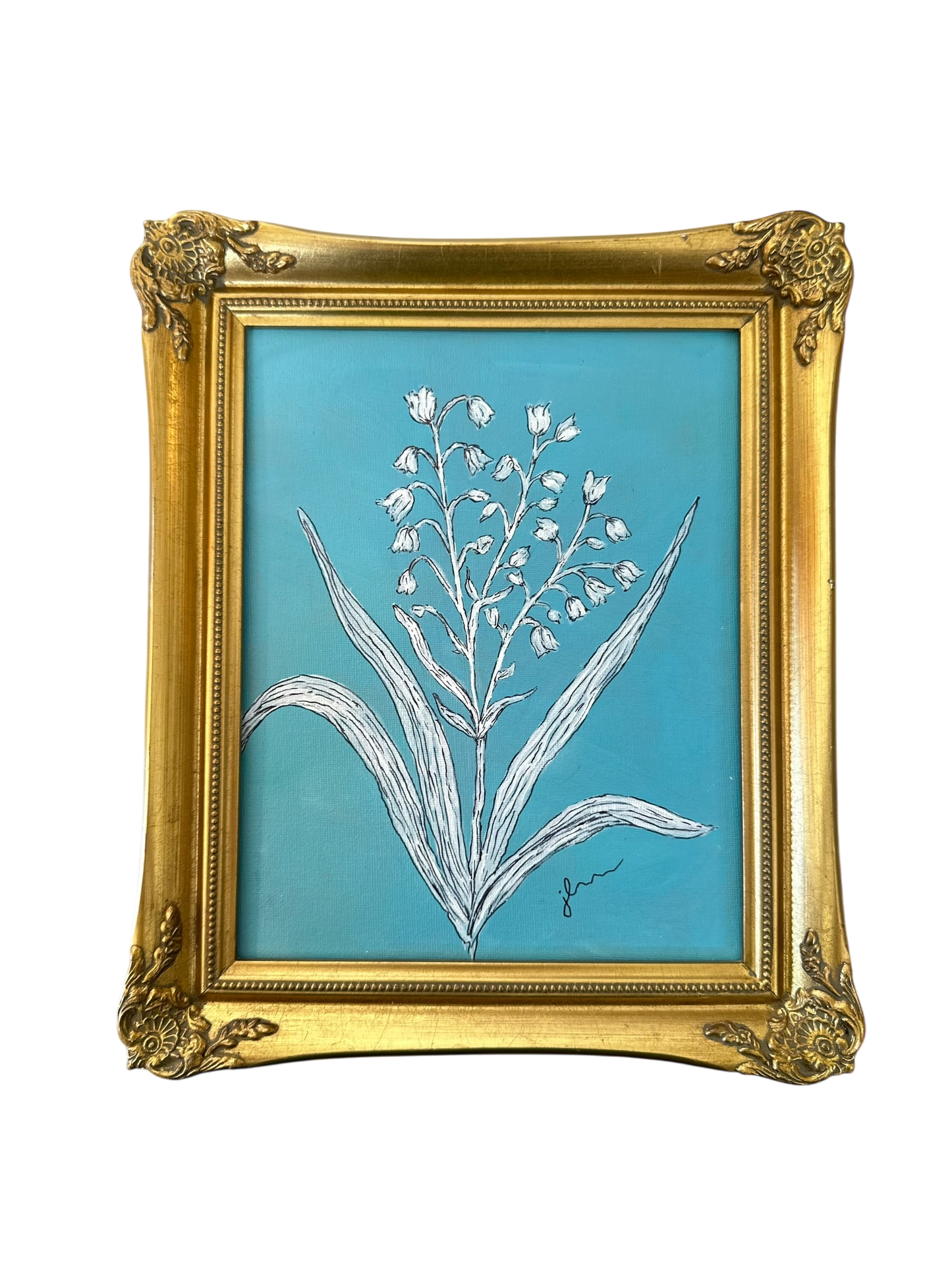 Jenn Leverett Art - Blue Bells Botanical