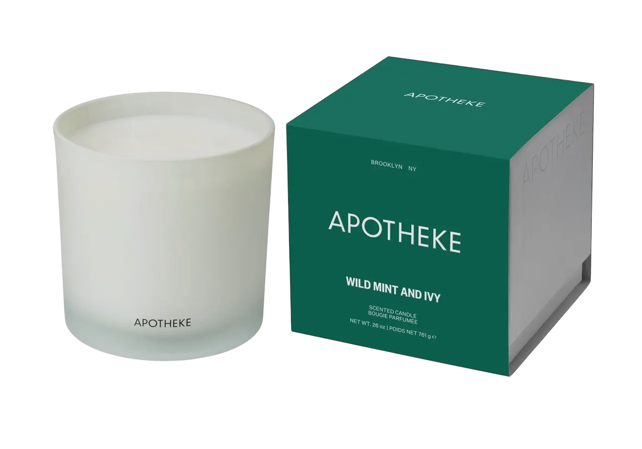 Wild Mint and Ivy 3-wick Candle