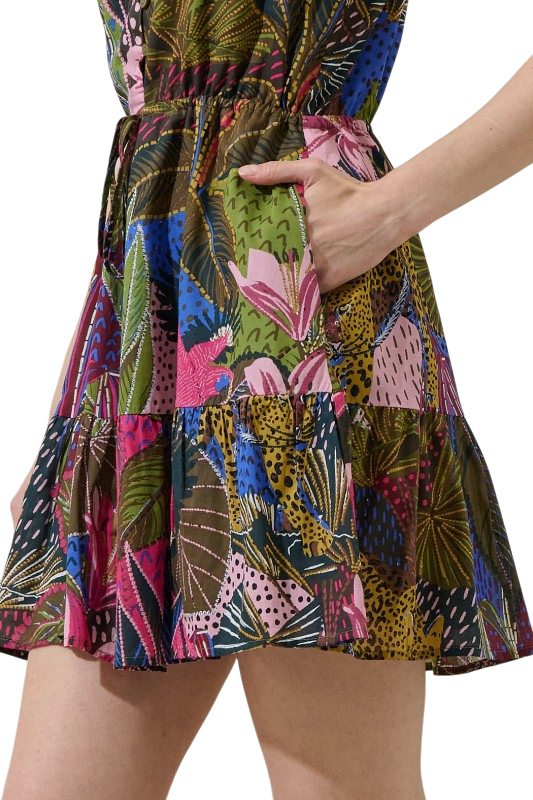 Split Neck Tropical Shift Mini