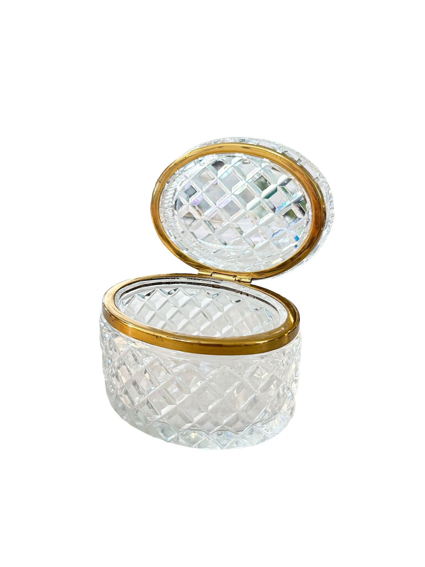 Crystal Jewelry Box - Oval