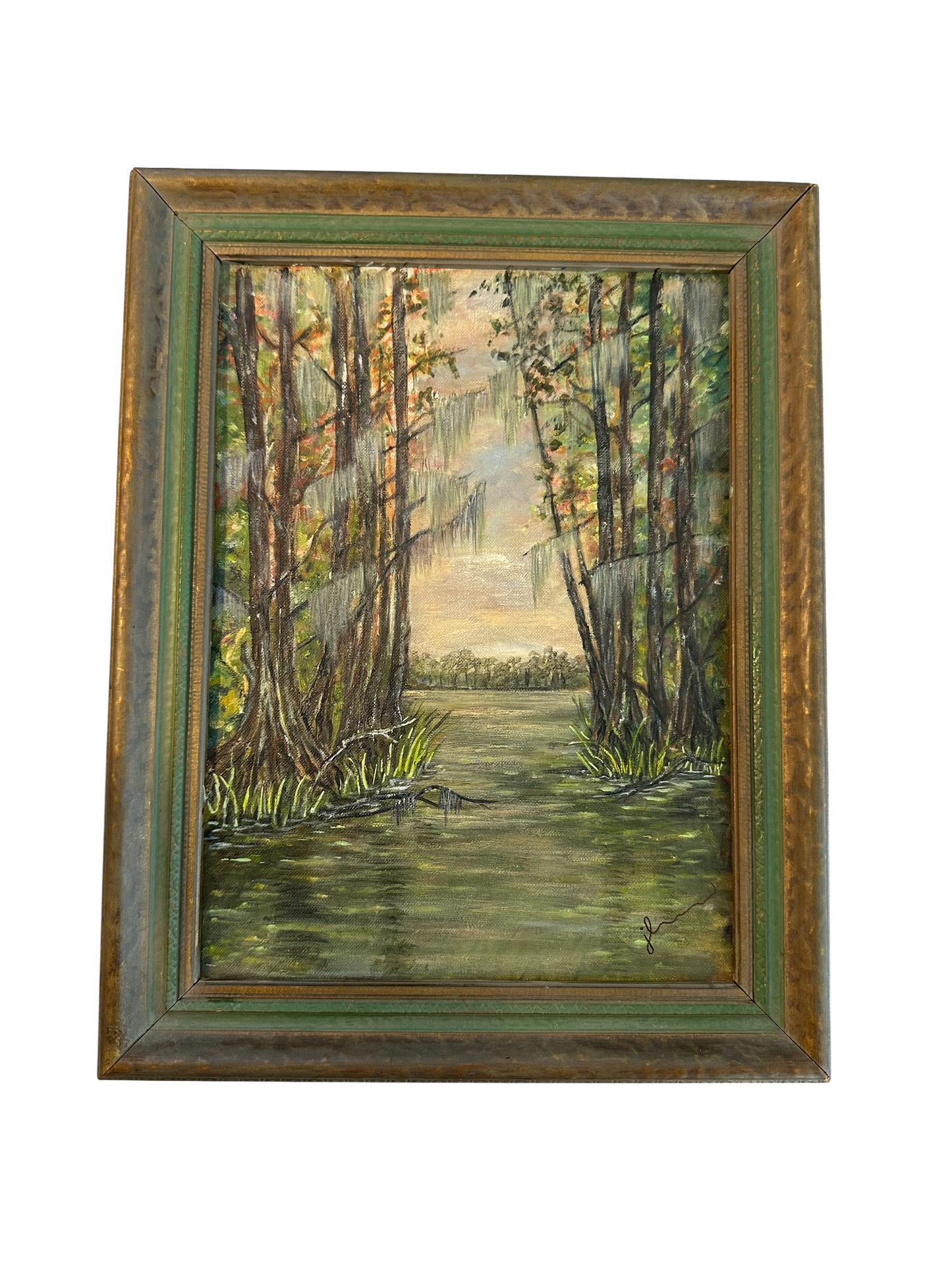 Jenn Leverett Art - Fall Cypress Landscape