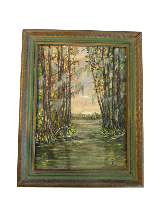 Jenn Leverett Art - Fall Cypress Landscape