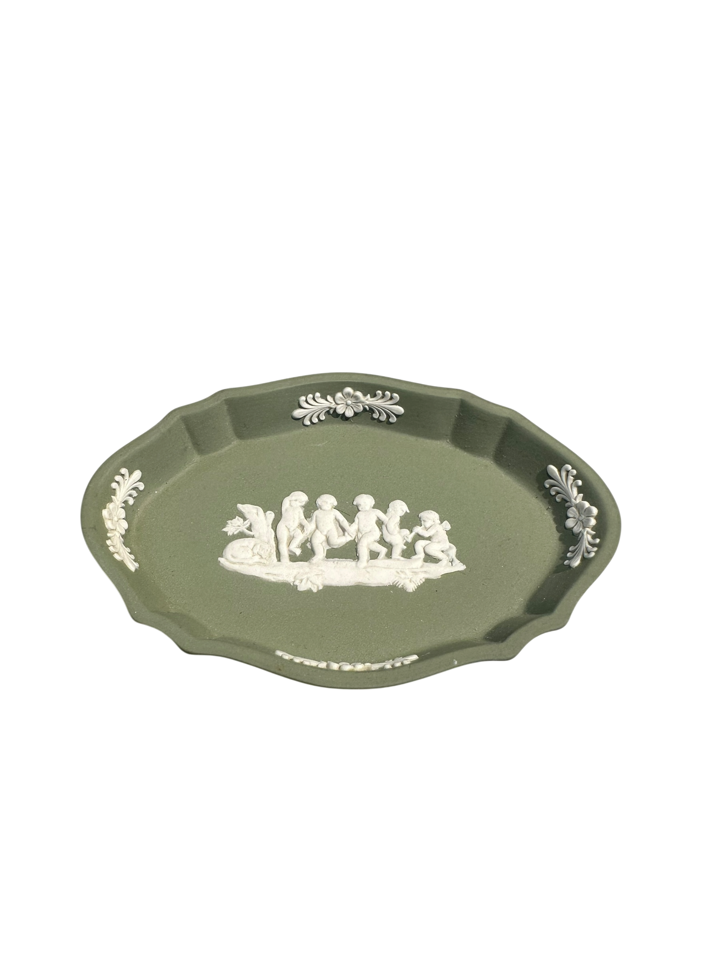 Oval Trinket Dish - Jasperware by Wedgwood
