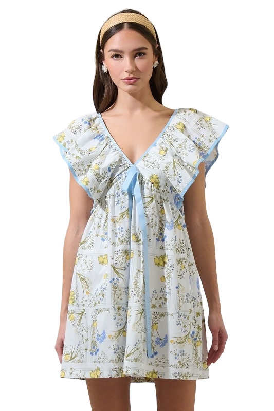Cecily Floral Babydoll Mini