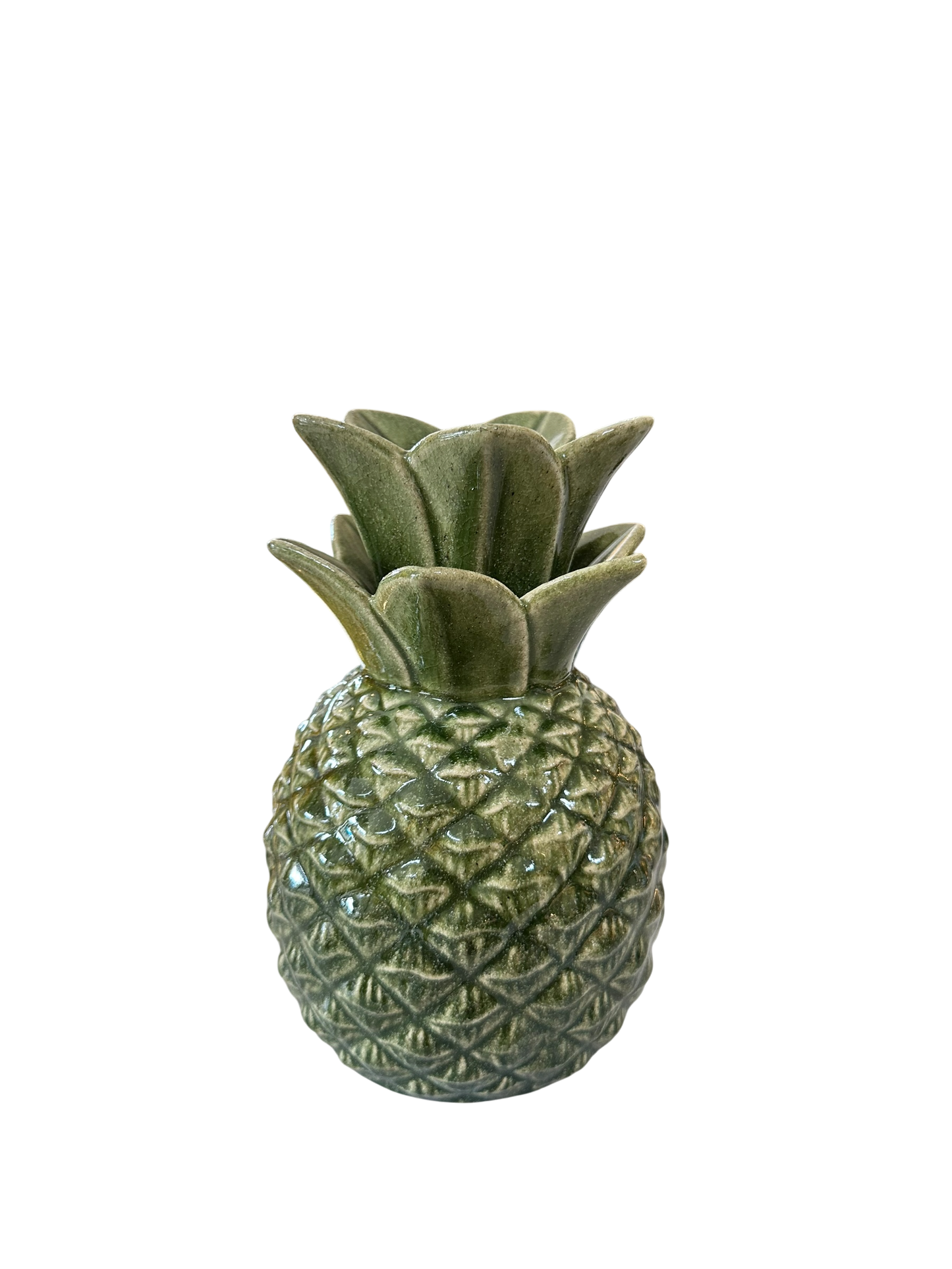 Green Pineapple Vase
