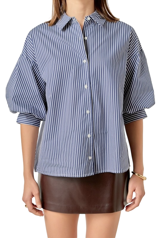 Striped Balloon Shirt
