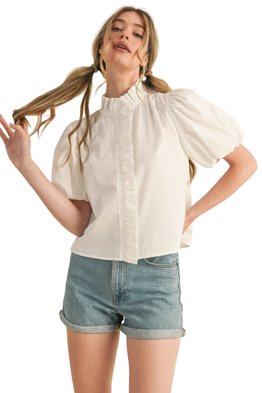 Striped Ruffle Top - Three Colors!!!