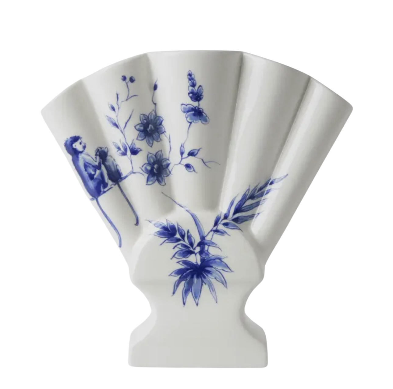 Fan Tulip Vase - Monkeys