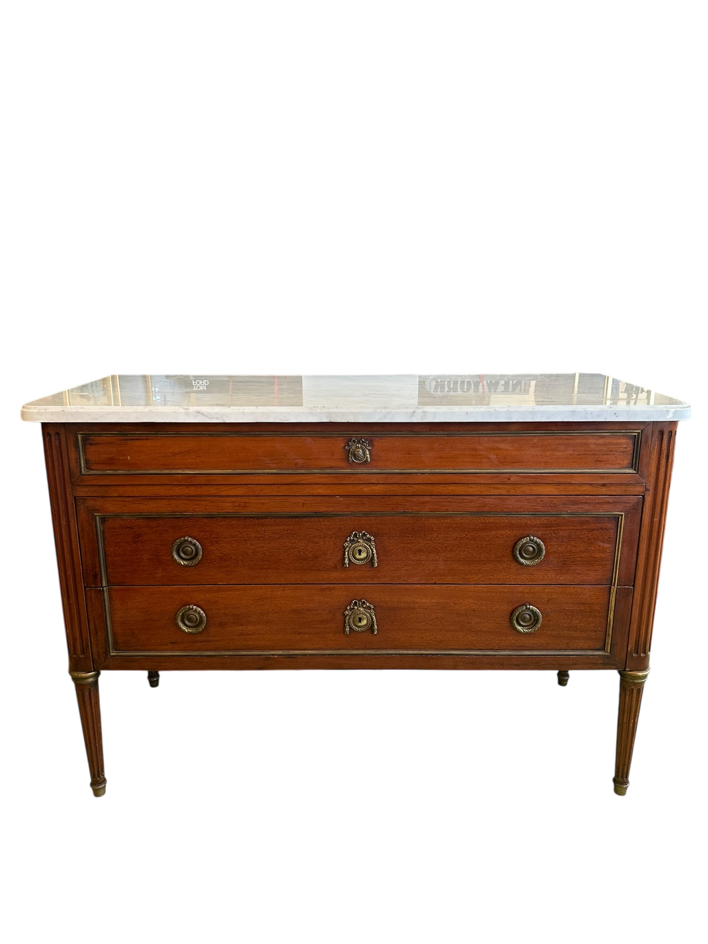 Louis XVI Marble Top Commode