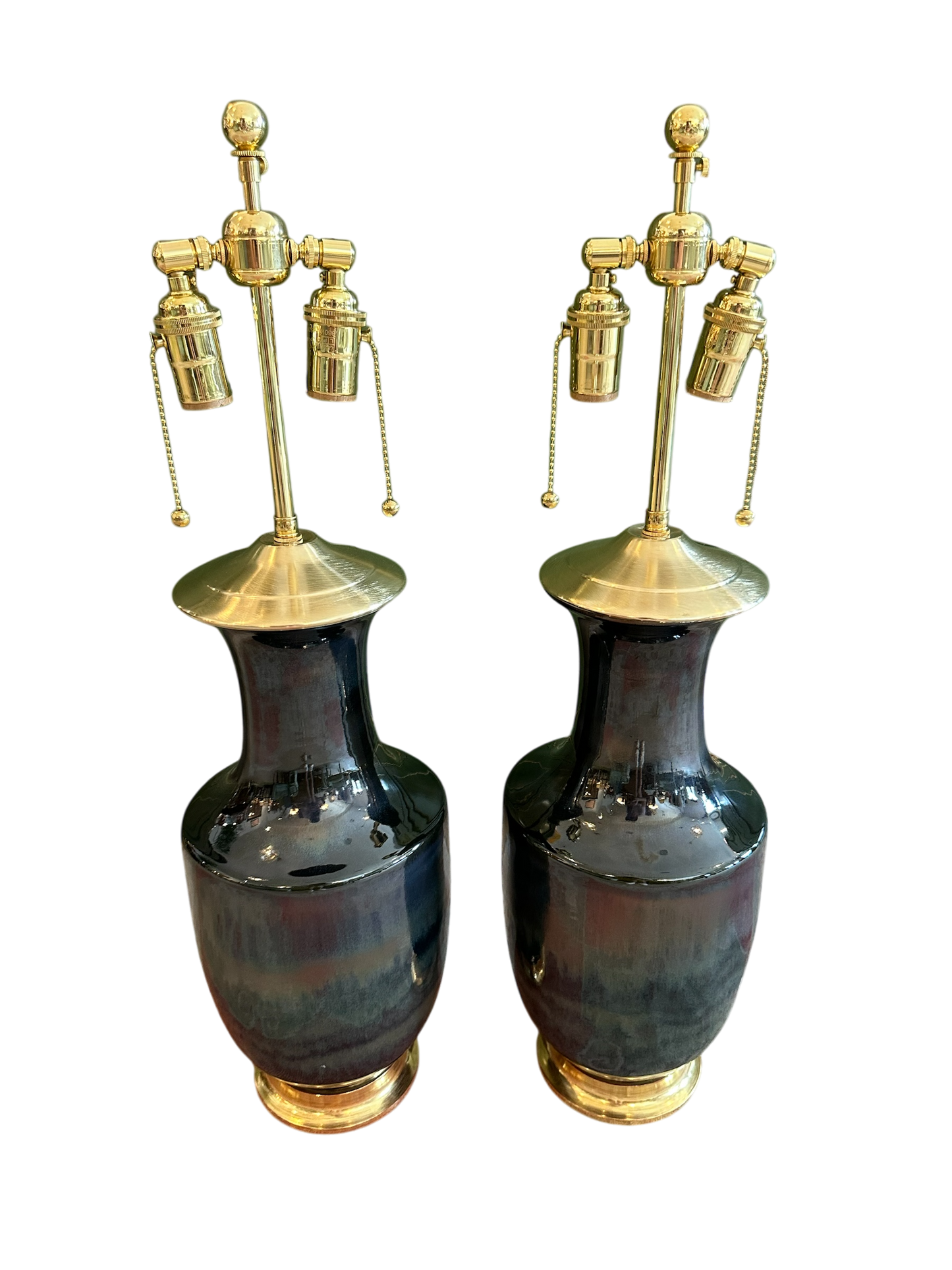 Christopher Spitzmiller Ming Lamp in Alligator