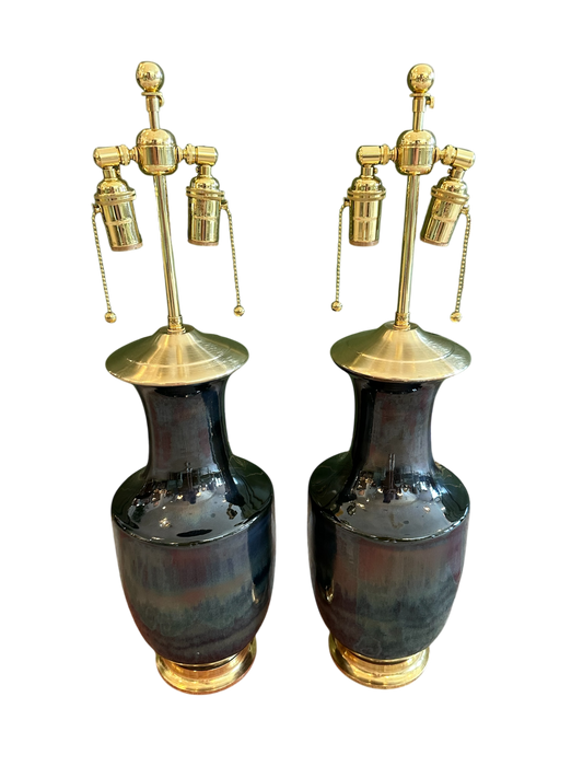 Christopher Spitzmiller Ming Lamp in Alligator