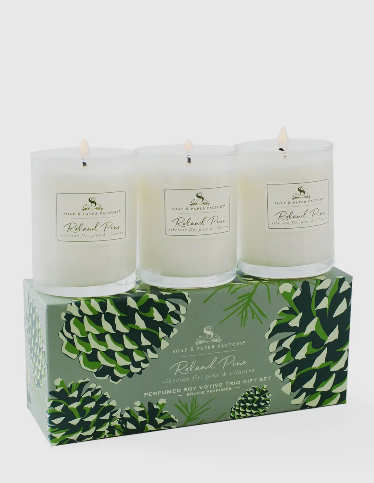 Roland Pine Votive Holiday Gift Set