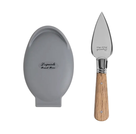 Laguiole Oyster Shucking Knife Set with Holder