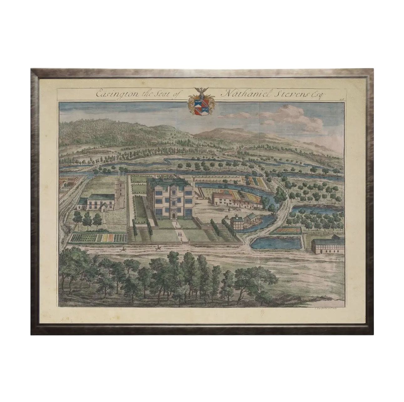 28” x 22” Vintage Estate Plan Print