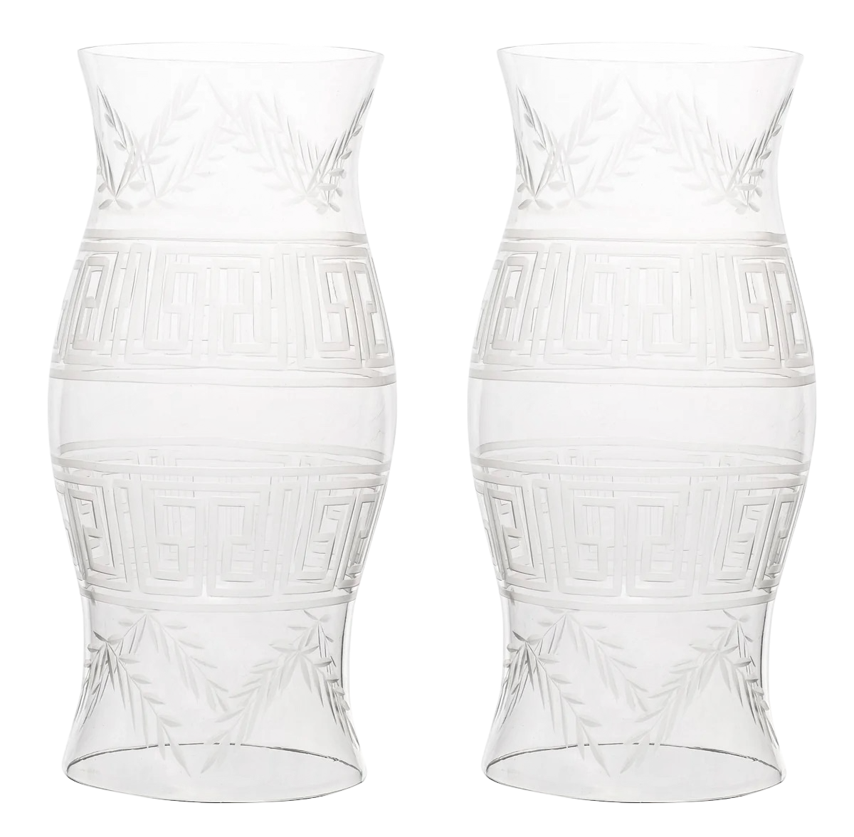 Etched Greek Key Hurricane