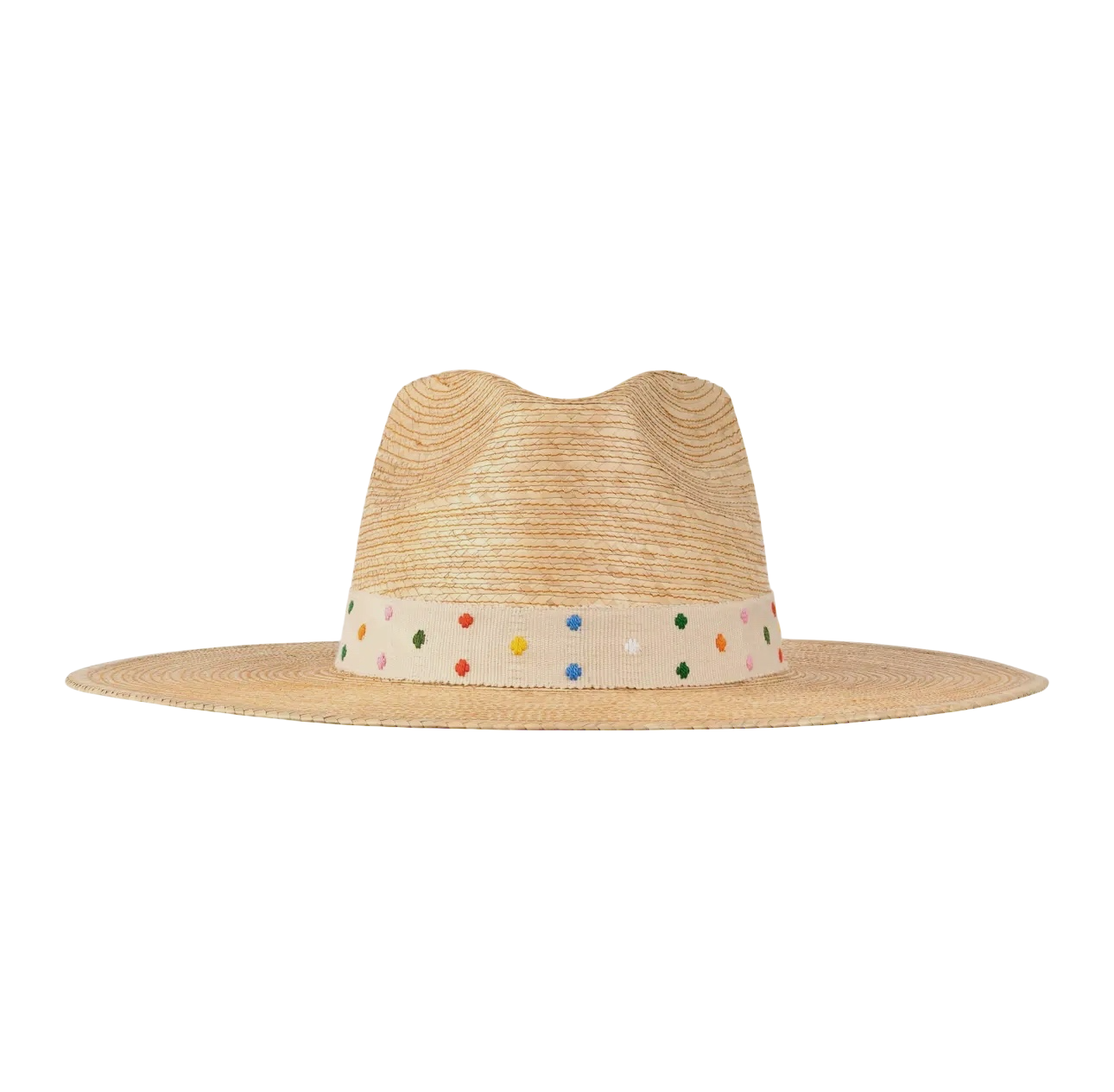 Vanilla Swiss Dot Hat
