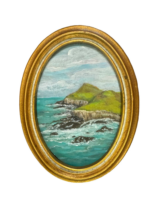 Jenn Leverett Art - Oval Landscape III