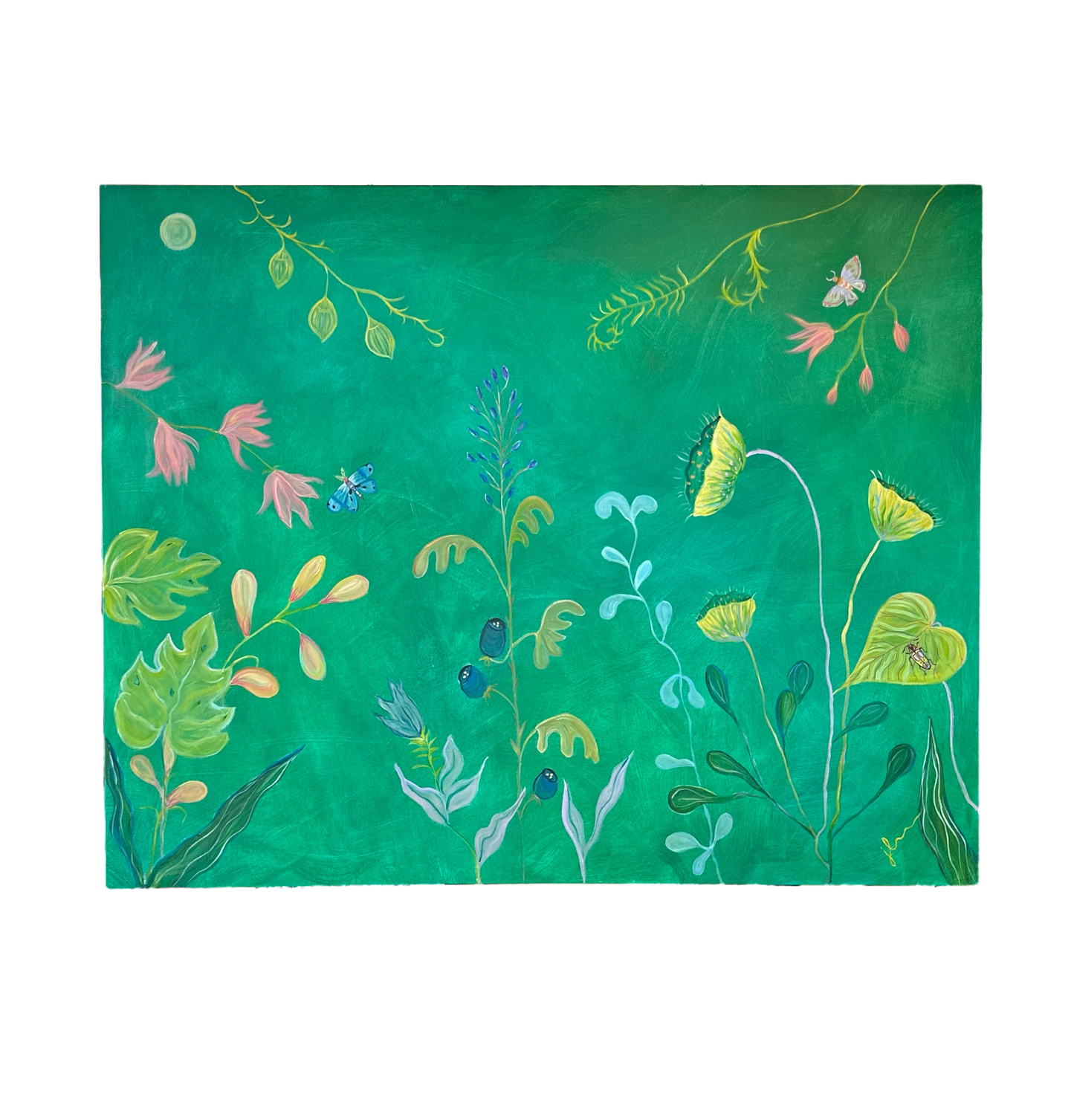 Jenn Leverett Art - “Twilight Garden” 40 x 60