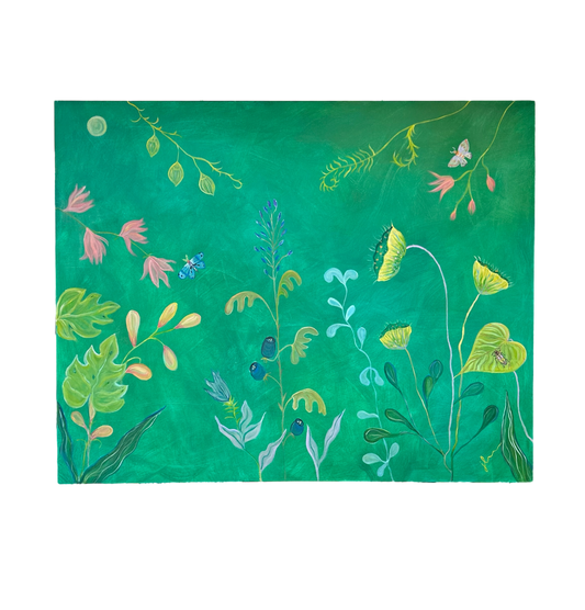 Jenn Leverett Art - “Twilight Garden” 40 x 60